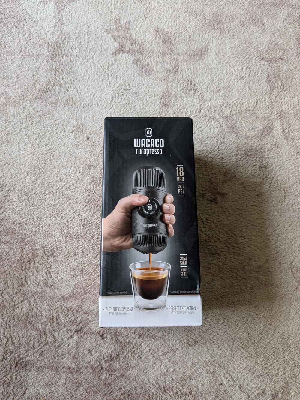 Wacaco Nanopresso Portable Espresso Maker - Black